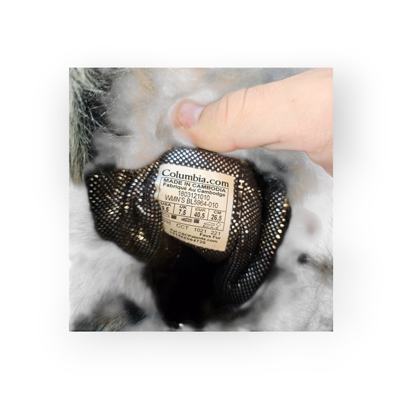 Columbia Minx/Heavenly Black Waterproof Winter Boots - Faux Fur Trim - Picture 6 of 7